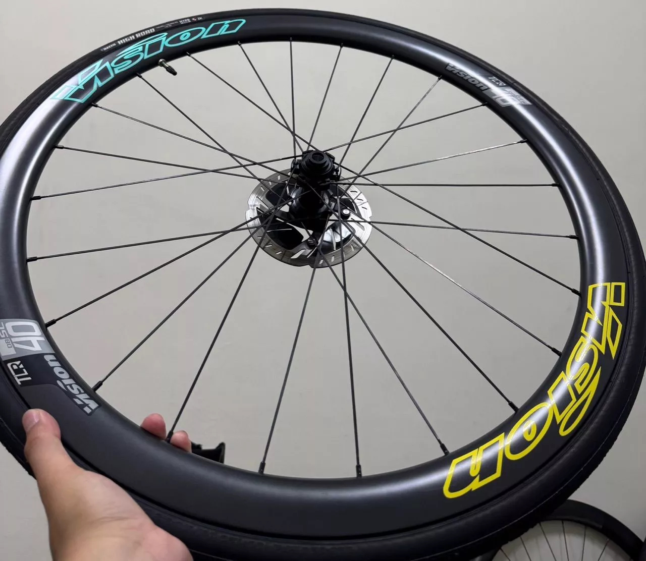 VISION METRON 45SL/60SL 鏤空款 公路自行車輪圈公路車輪組彩色貼紙防水防曬車貼 | 蝦皮購物
