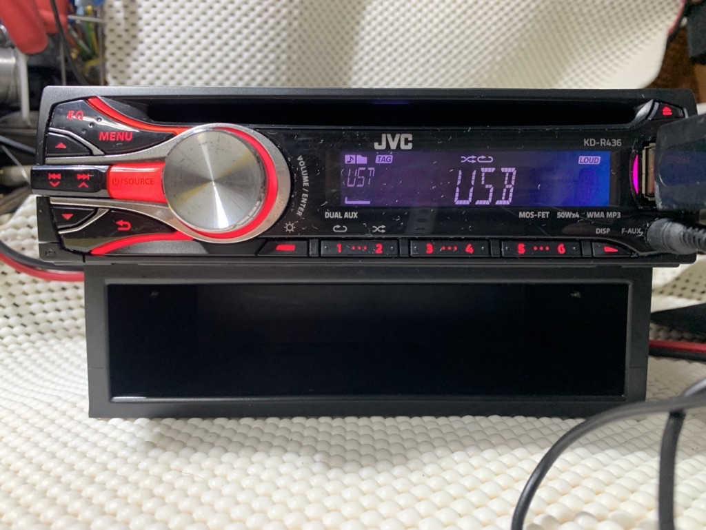 JVC KD-R426/R436車用1Din CD主機/支援藍牙5.0音樂播放 | 蝦皮購物