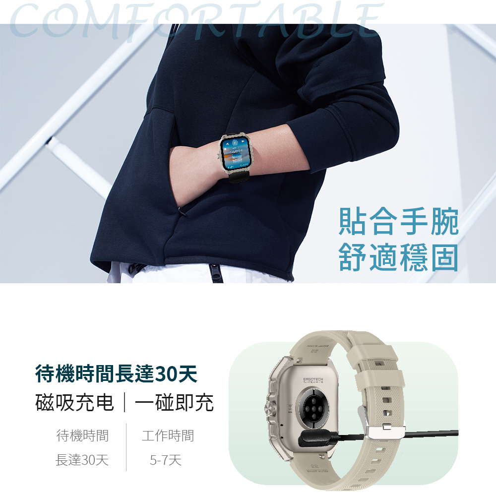 【人因科技】SW322 綺跡 Ai GPS 智慧通話腕錶(限量贈送原廠矽膠+不鏽鋼錶帶共兩組) | 蝦皮購物