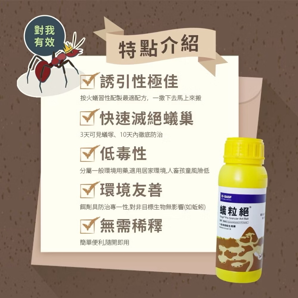 【有發票】蟻粒絕 170g 紅火蟻 德國 巴斯夫 螞蟻藥 除蟻 螞蟻 園藝專用 | 蝦皮購物