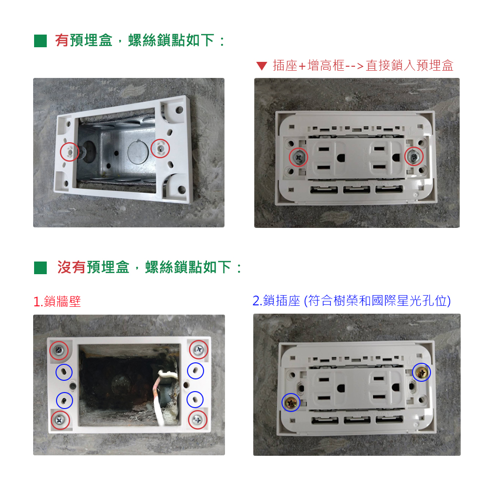 【樹榮電工SUZONE】一連開關插座增高框(平光黑/深灰消)/明盒框/外掛式斷耳救星/台灣製造 | 蝦皮購物