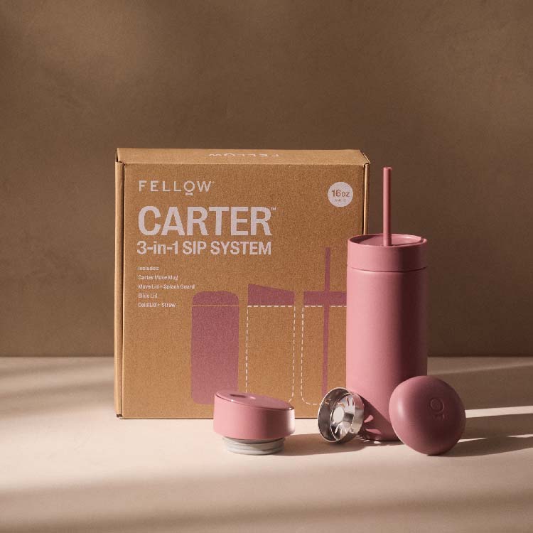 【FELLOW】CARTER KIT-卡特保溫瓶限定禮盒組16oz / 474ml (一杯三蓋) 多種顏色選擇 送禮首選 | 蝦皮購物