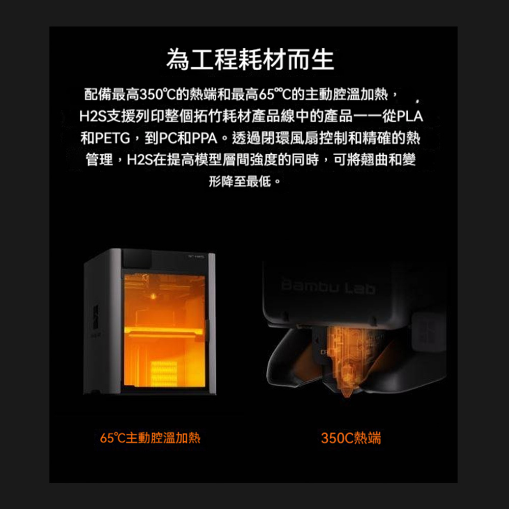 拓竹 Bambu H2S Combo 3D列印機 專業級 高速多色 超穩定 高精度 | 蝦皮購物