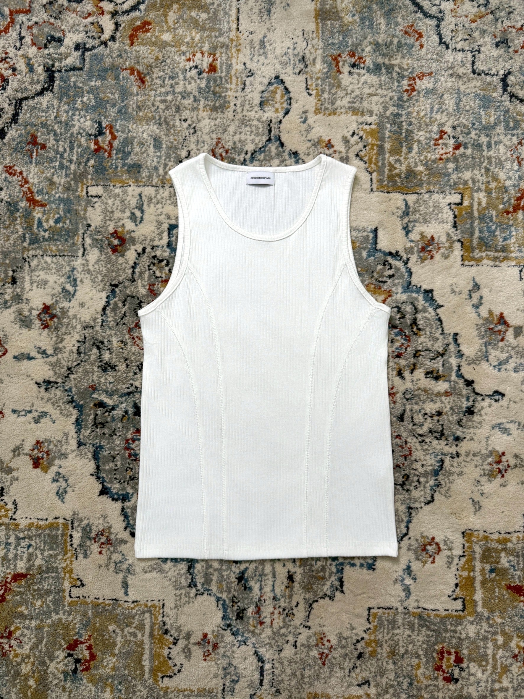 CZN｜COZZONE TANK TOP 雙腰線 螺紋背心 / 2 color | 蝦皮購物