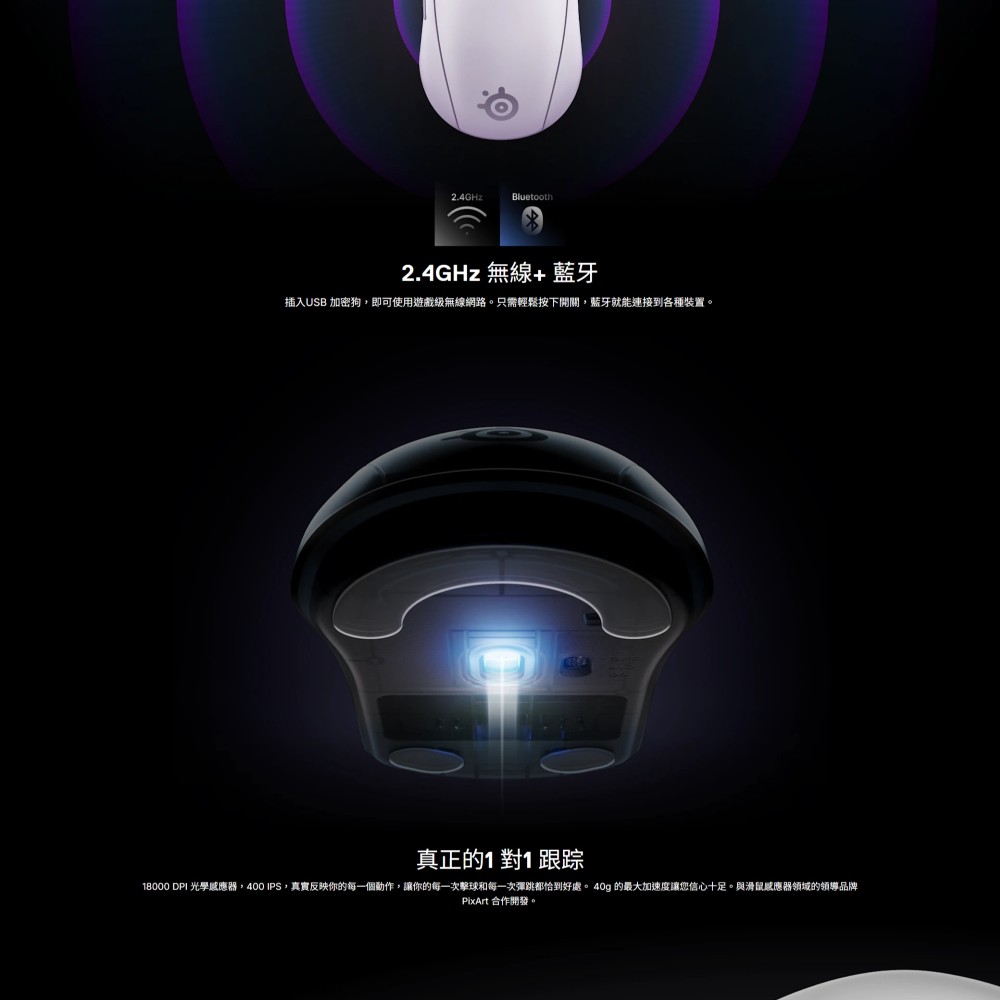 SteelSeries 賽睿 Rival 3 Gen 2 無線電競滑鼠 雙模連線 電競滑鼠 無線滑鼠 藍芽滑鼠 | 蝦皮購物