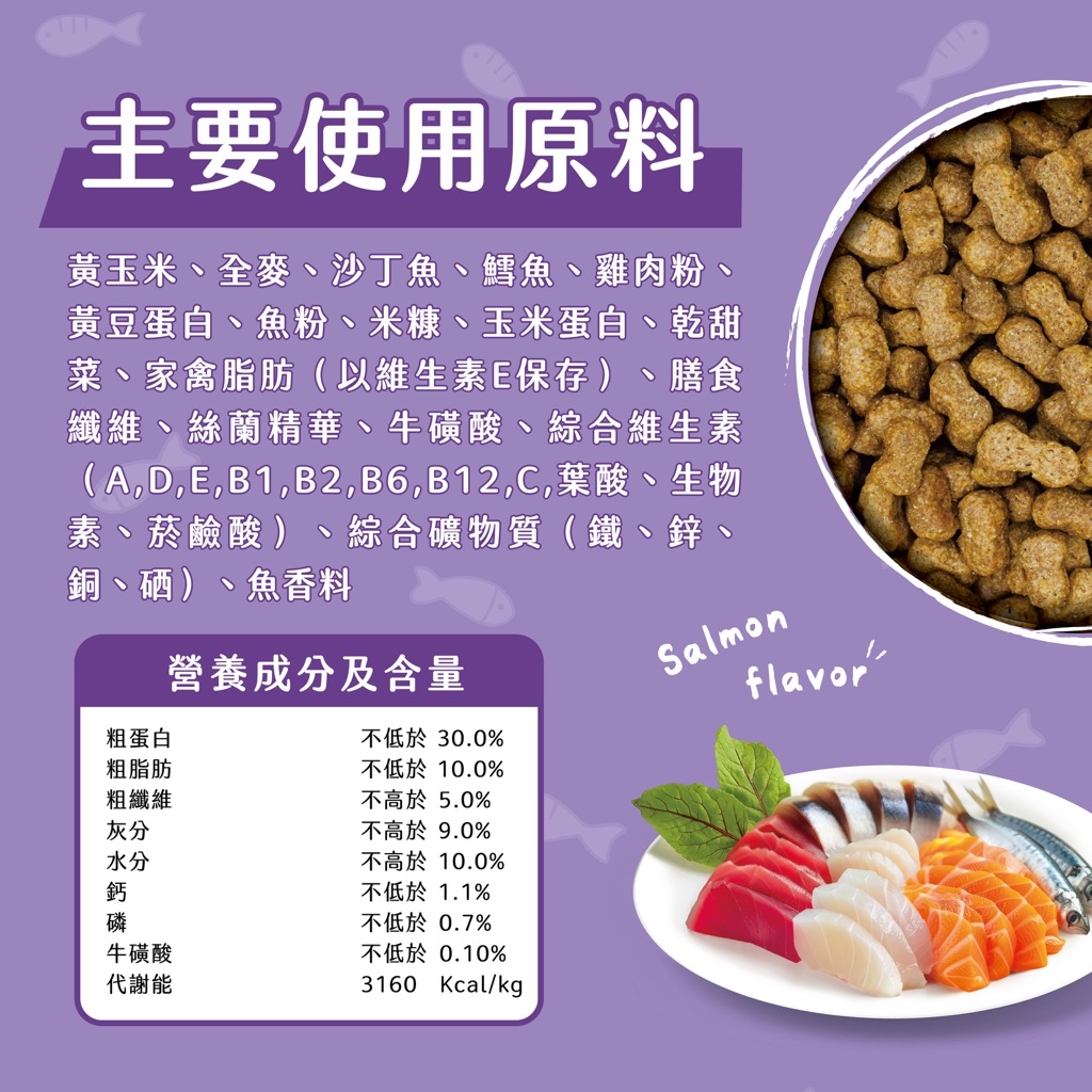 【BowU】飽優全方位營養貓食（7Kg/包）鮭魚口味。飽優貓飼料 成貓/幼貓/全齡貓 | 蝦皮購物
