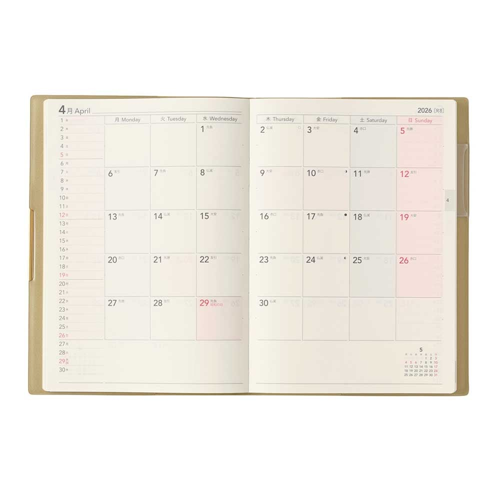 日本 NOLTY《2026 年 Ecri Plus 手帳》｜明進文房具 | 蝦皮購物