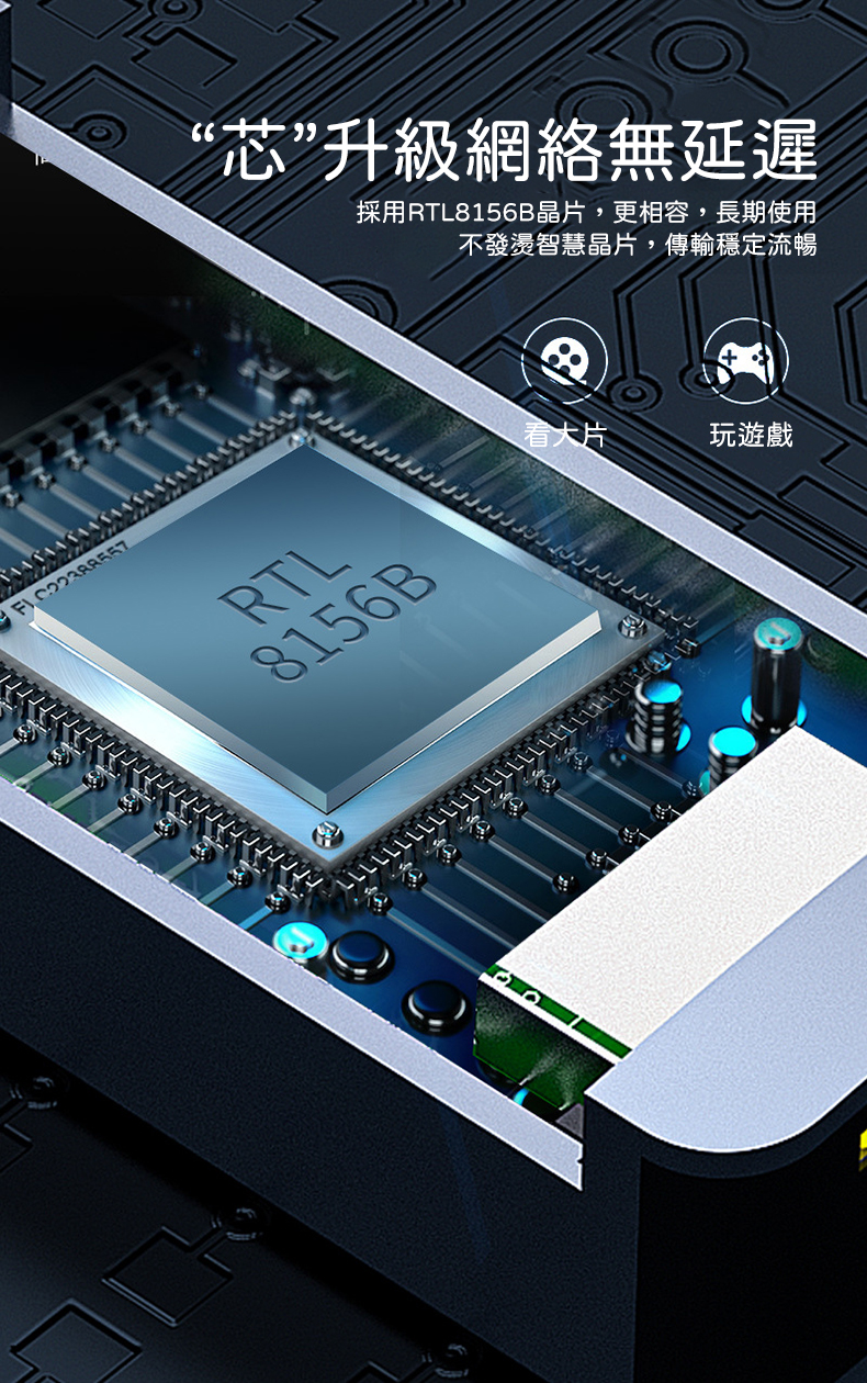 【台灣現貨】USB轉2.5GbE 2.5G 台灣瑞昱晶片 8156B 網路卡 Realtek USB3.0 type-c | 蝦皮購物