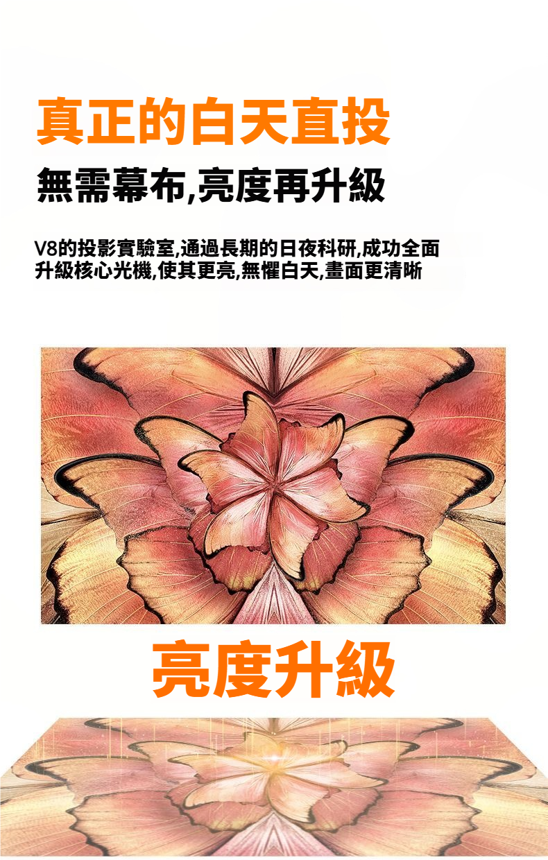 【全新旗艦款🔥台灣保固】4K畫質高清投影機 白天可投 內建軟體 可下app 亮度全新升級 無線投影機 智慧投影機 投影 | 蝦皮購物