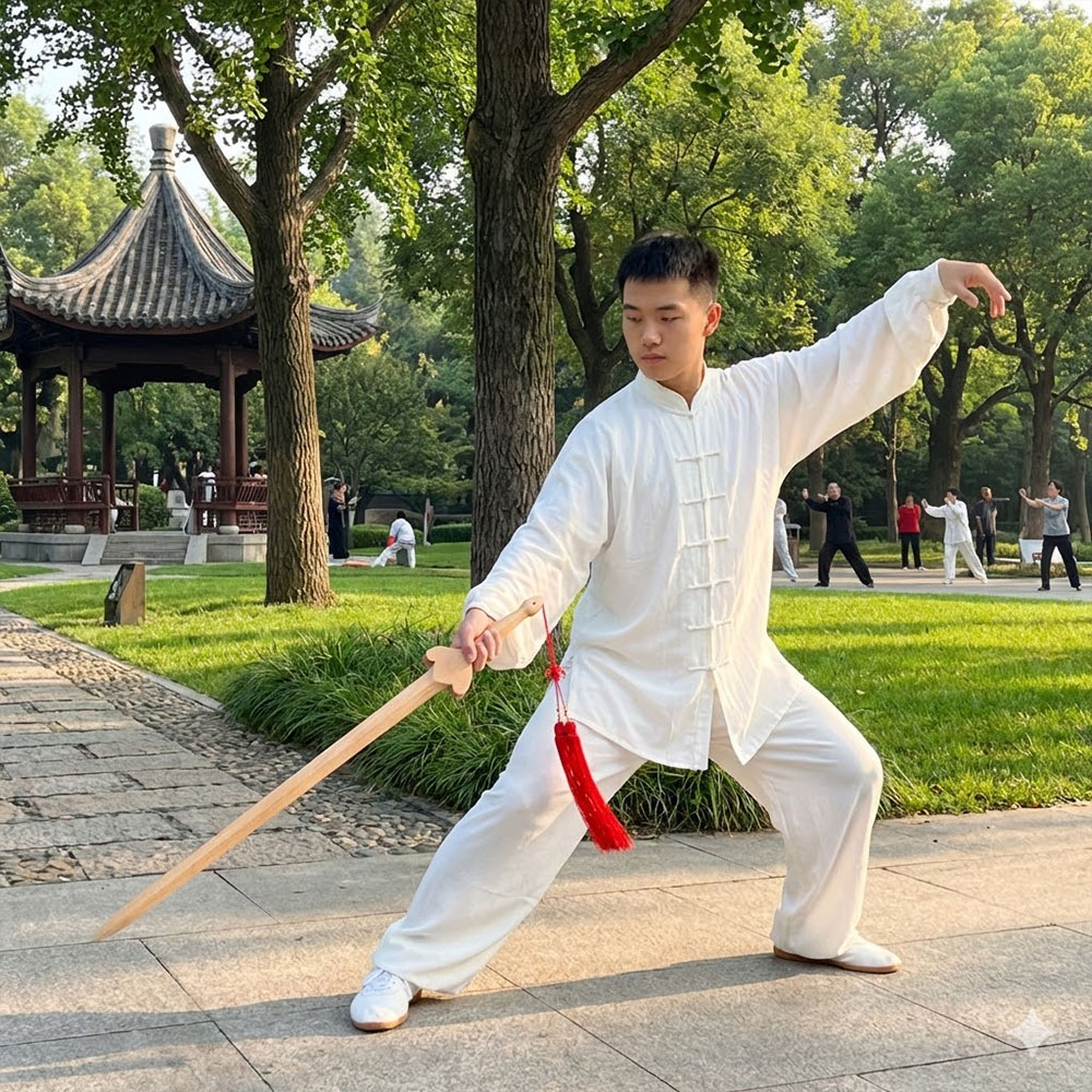 ~笨笨小舖~太極劍 安全木劍 太極劍 堅硬耐摔 木劍 太極拳 武術用品 功夫劍 武術劍 練功劍 晨練劍 表演劍 | 蝦皮購物