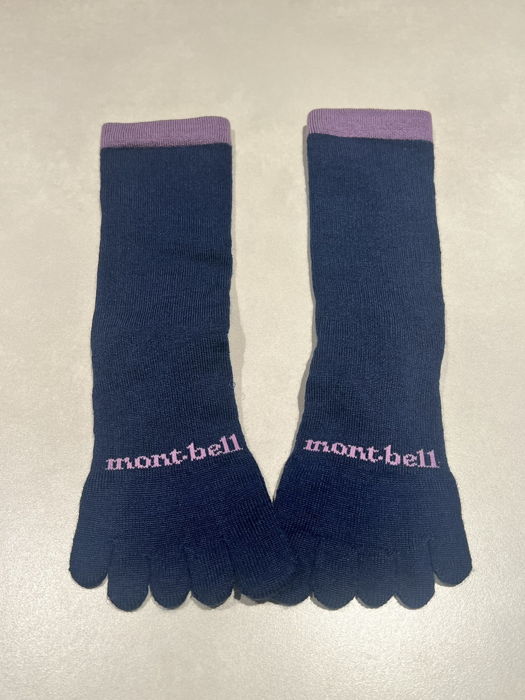 【全新】MONTBELL Merino Wool Trekking五指襪女生M號 | 蝦皮購物