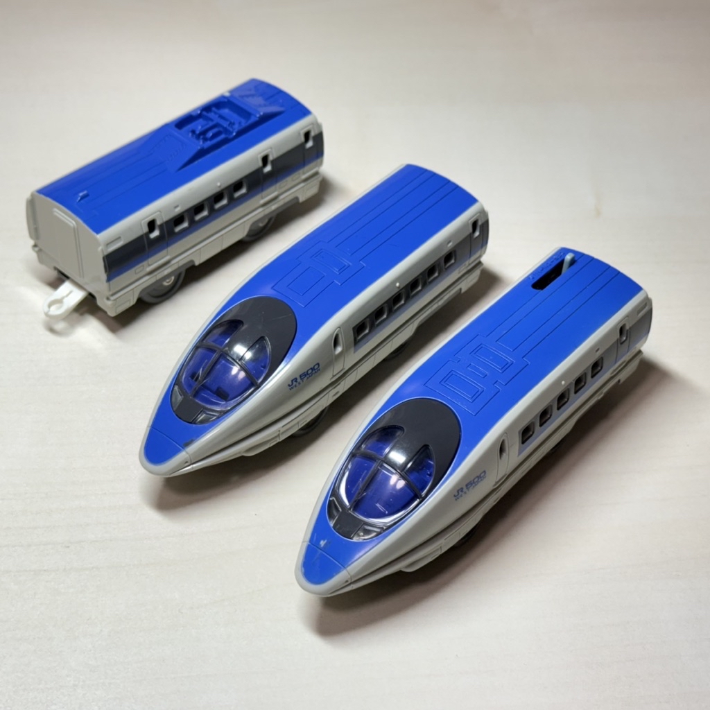 Tomy Plarail 多美火車 鐵道王國 S-02 500系新幹線 新款動力車頭 附LED車頭燈 | 蝦皮購物