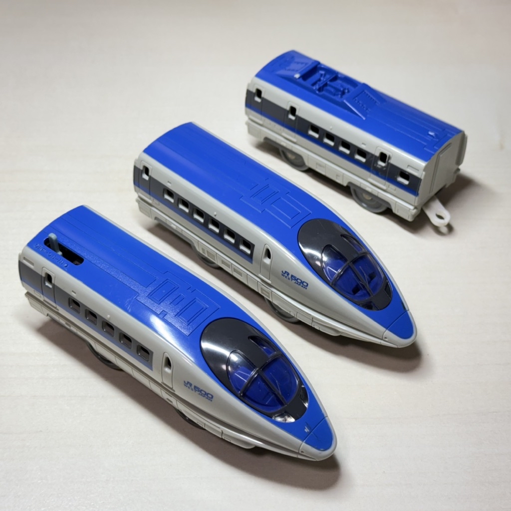 Tomy Plarail 多美火車 鐵道王國 S-02 500系新幹線 新款動力車頭 附LED車頭燈 | 蝦皮購物