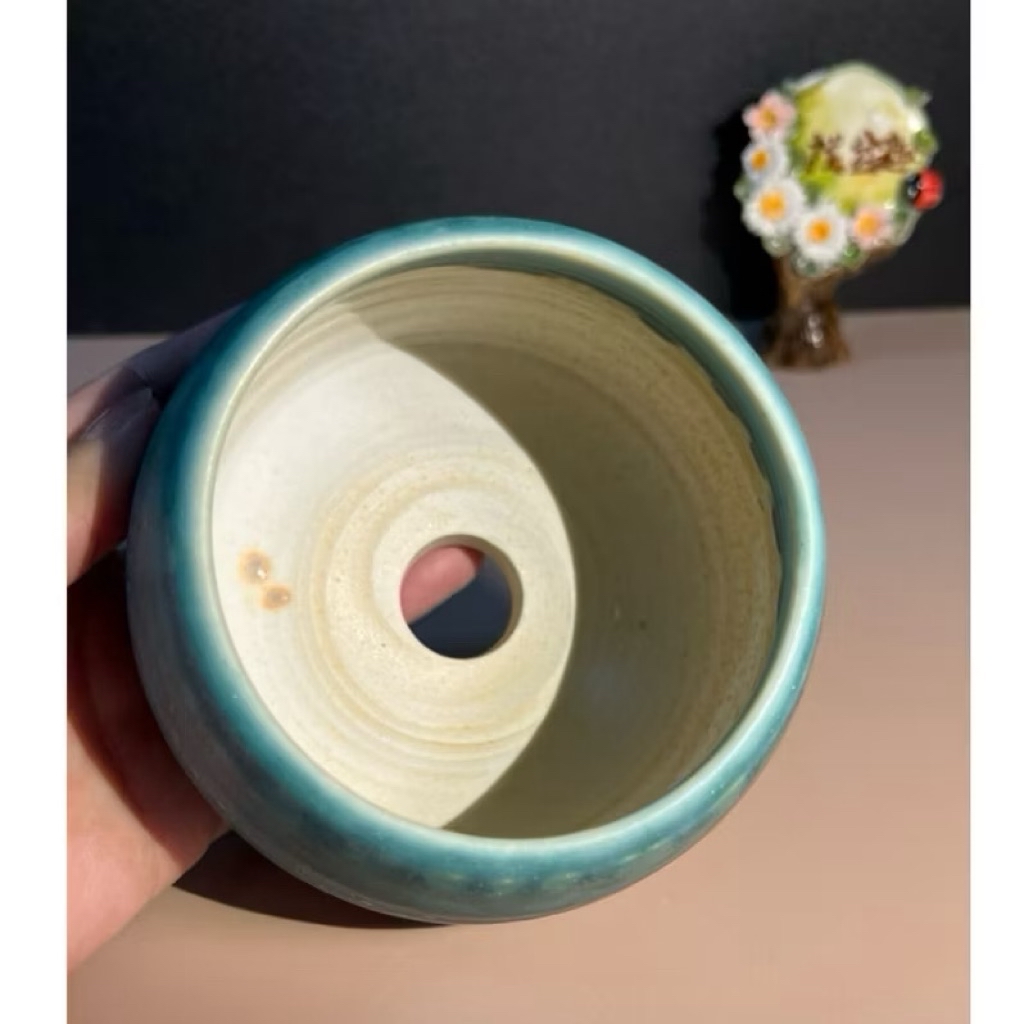 [找盆趣]現貨一物一拍 手工多肉盆 流釉盆 冰裂盆 高溫釉燒透氣 細閃盆 塊根盆#2025-0330 | 蝦皮購物