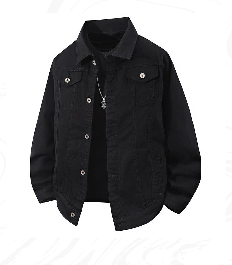 韓版牛仔外套男【M~4XL】素面夾克 工裝 古著 文青 寬鬆 牛仔外套 多色 牛仔 休閒外套 男女不拘 東大門A008 | 蝦皮購物
