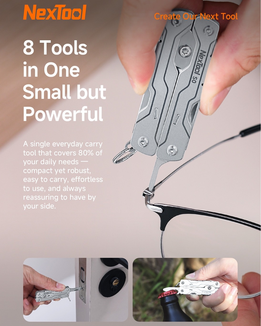 NEXTOOL S0差旅多功能工具剪刀/輕便易攜/8合一 | 蝦皮購物