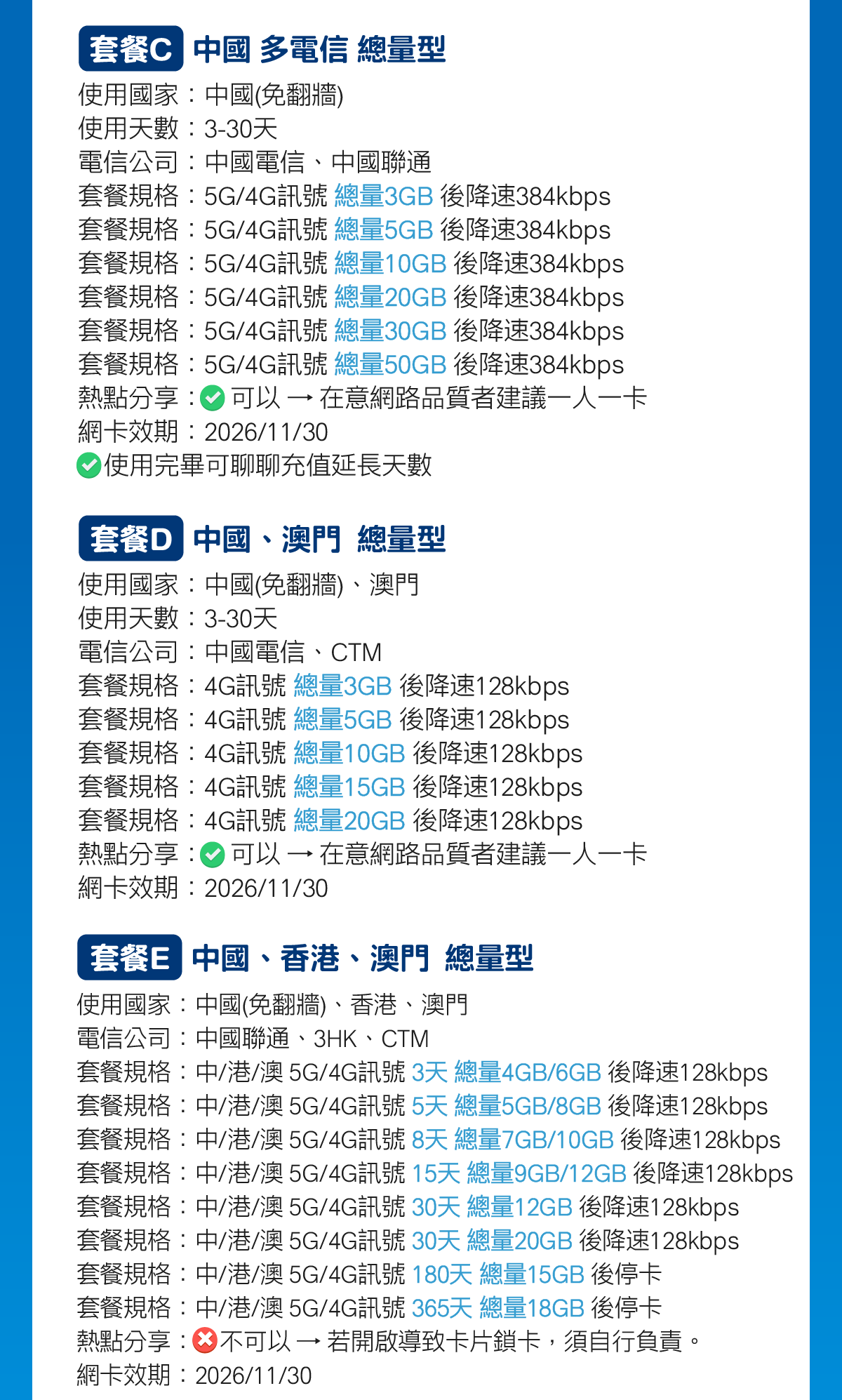 環亞電訊中國網卡評價：免翻牆中國上網卡怎麼挑才不踩雷？ (6/17)