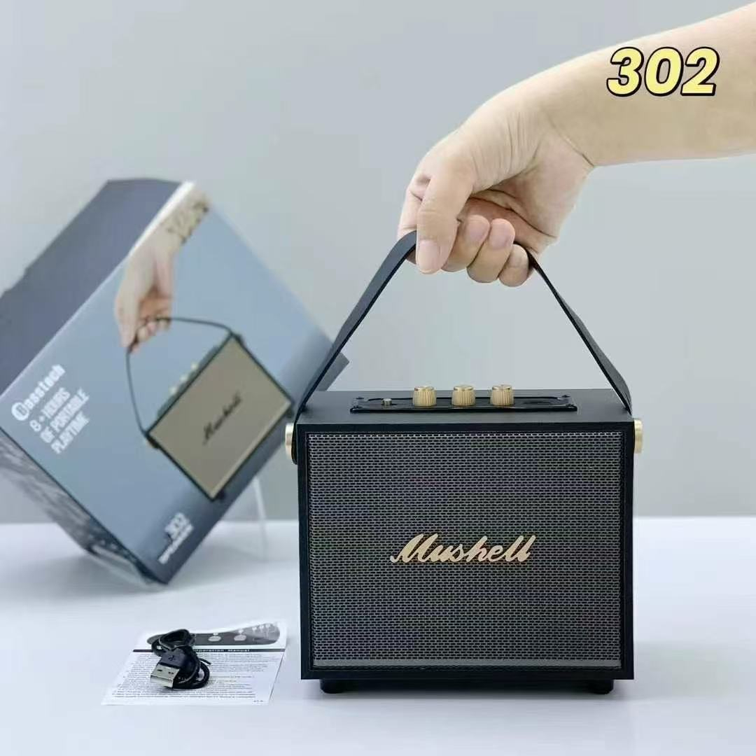 【小米有品】XM302 復古藍牙喇叭 木質皮革手提設計 10W 重低音炮 戶外便攜家用 高音質藍牙音響 經典時尚隨身音箱 | 蝦皮購物