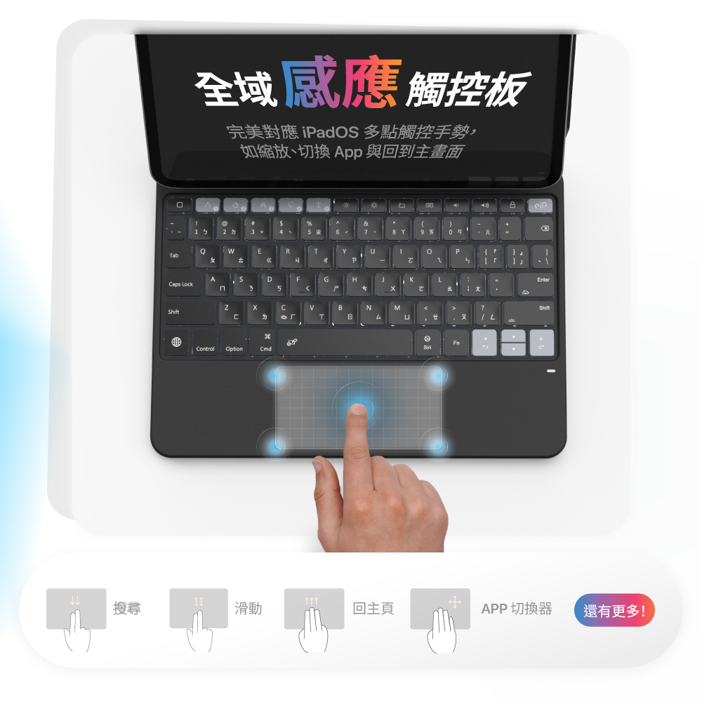 【eiP Hyperkeys iPad 巧控鍵盤】藍芽 磁吸 iPad10/11/ Air 5/Air 11/Pro13 | 蝦皮購物