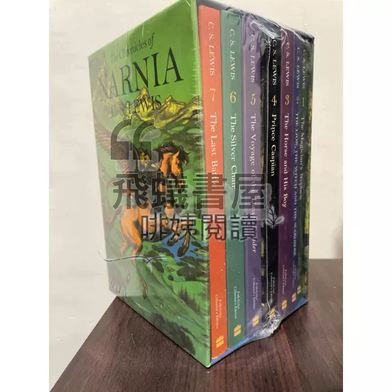 納尼亞傳奇全套七冊英文小說The Chronicles of Narnia Box Set免運原聲