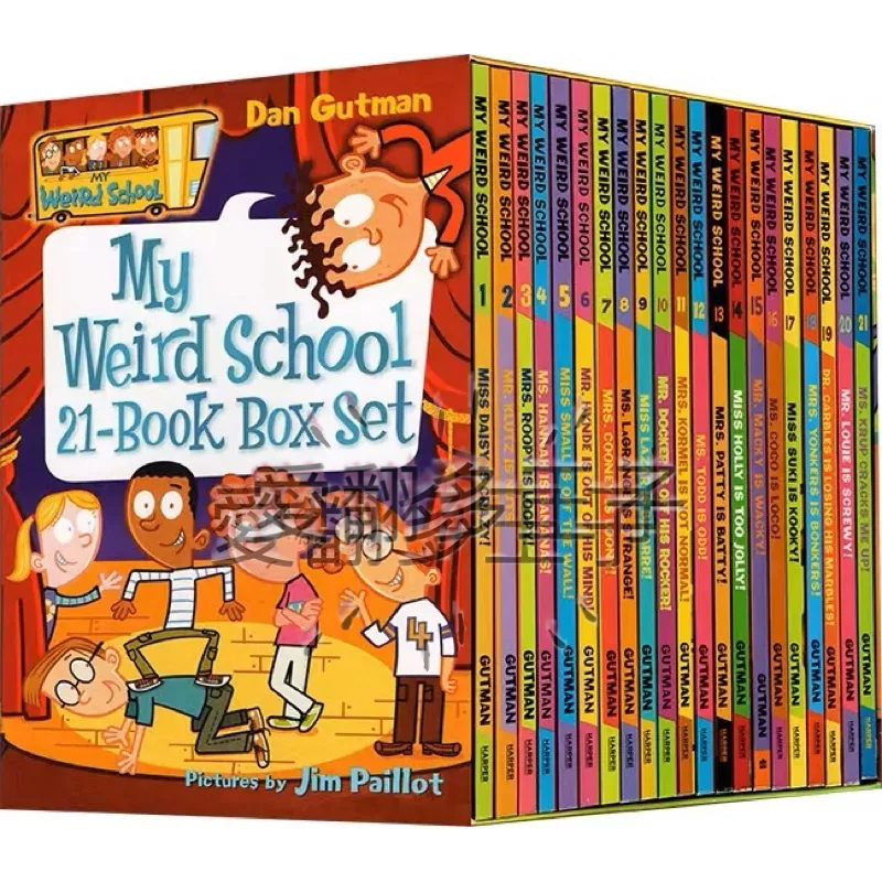 現貨快速出貨送音檔】My Weird School瘋狂學校12345季全套66本英語閱讀