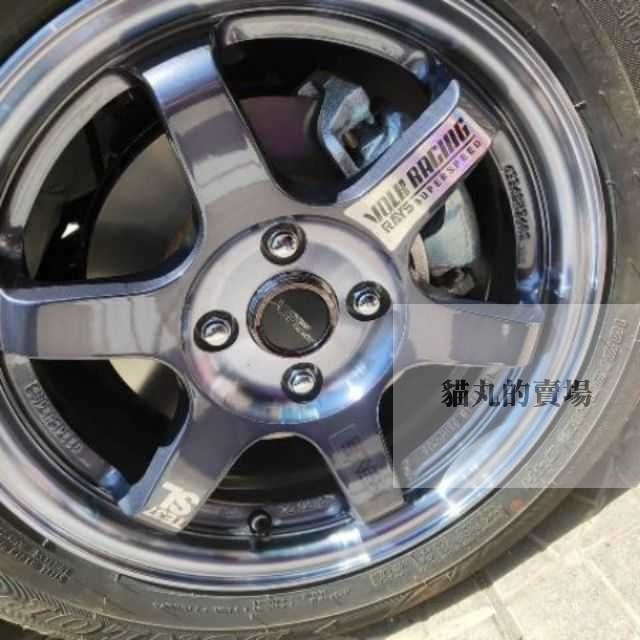 🔥15~19吋 RAYS TE32 車框貼紙 輪胎貼紙 輪框貼 鋁圈貼紙 暴龜 海拉風貼紙 五爪 BBS | 蝦皮購物