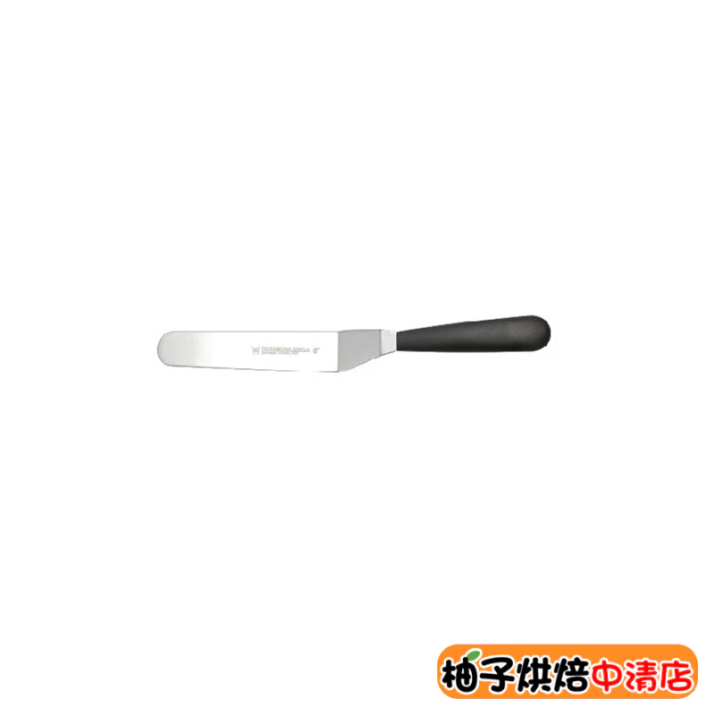【柚子烘焙食品】三能 SN4866 彎型刮平刀 8吋彎型刮平刀 高級彎型刮平刀 黑色塑膠柄 8吋 刮平刀 蛋糕刮刀 抹刀 | 蝦皮購物