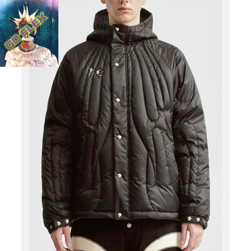 Thug Club Cave Goose Down Jacket Black