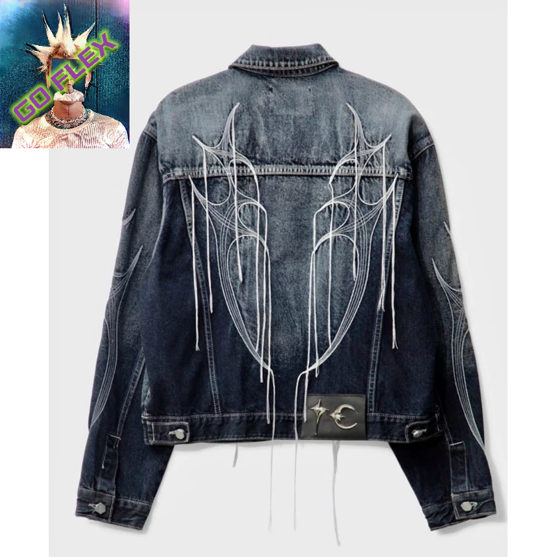 THUG Club TRIBAL TREE DENIM JACKET | 蝦皮購物