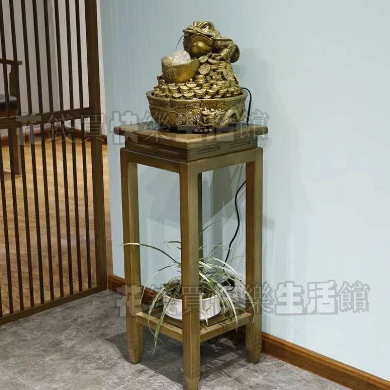 爆款🔥金蟾招財流水擺件220V三足蟾蜍開業禮品聚寶風水金蟬店鋪收銀台