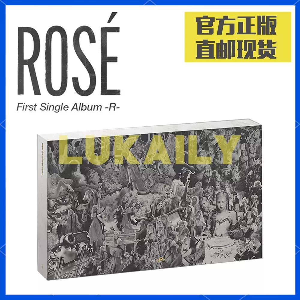 R-】正品 Rosé 樸彩英 Solo Album Rolo 全新未拆普通版 明星周邊 寫真集 | 蝦皮購物
