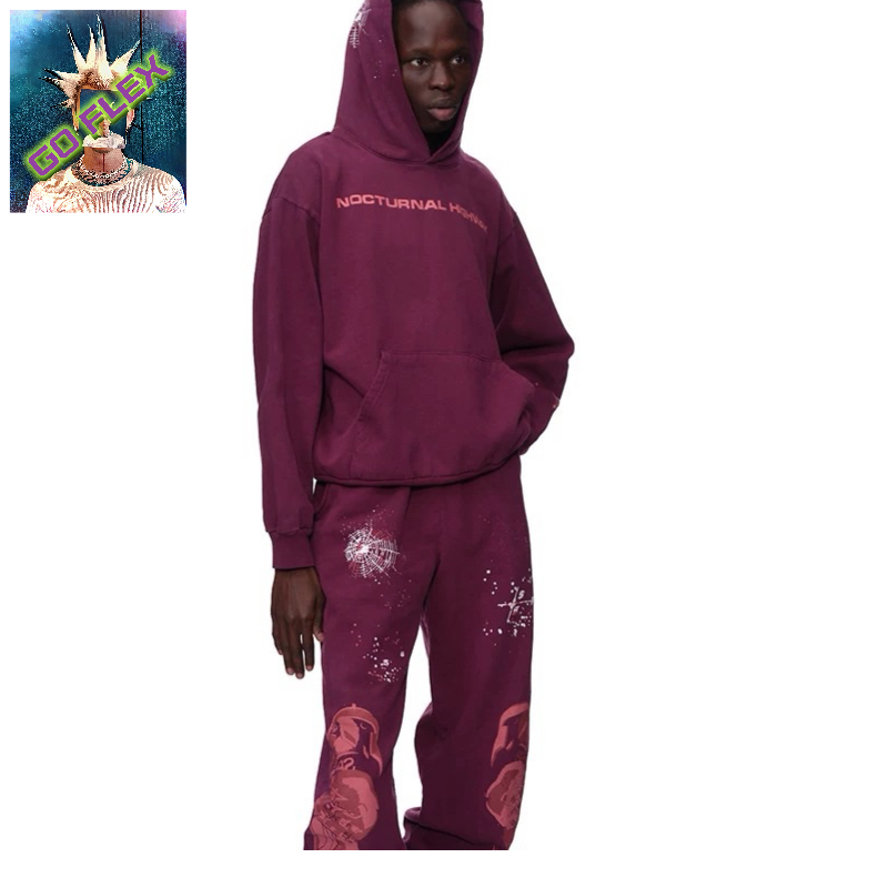 Sp5der 555555 nocturnal highway trousers and sweatshirt | 蝦皮購物 