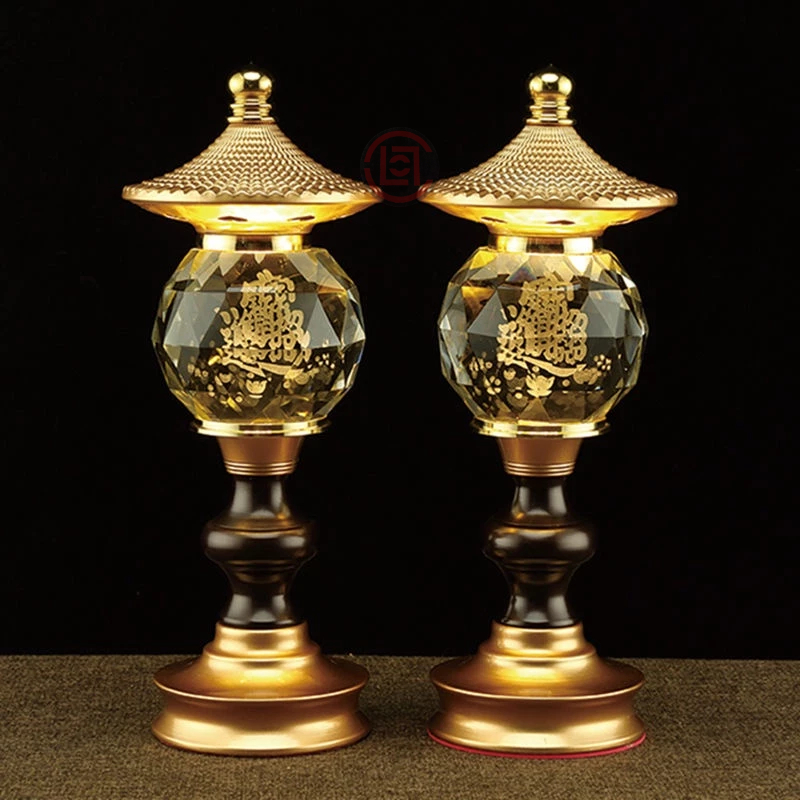 顏色可調 神明燈 110V 七彩水晶蓮花燈 佛燈 佛前燈 LED燈 公媽燈 神桌燈 供燈 佛具用品 祖先燈 財神燈 | 蝦皮購物
