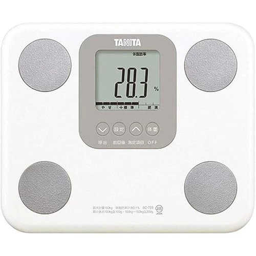 日本製的高質感健康管家！【TANITA BC-759-WH】七合一體組成計深度推薦：輕巧精準，小資與家庭的完美控體首選