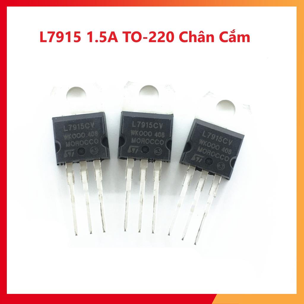 COMBO of 3 15V 功率穩壓器 IC 7915 L7915 L7915CV LM7915 7915CV 1.5 | 蝦皮購物