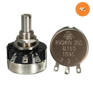10 Pz RV24YN 20S 100-1M Ohm Potenziometro B502 Filettatura Singolo Giro - Foto 4