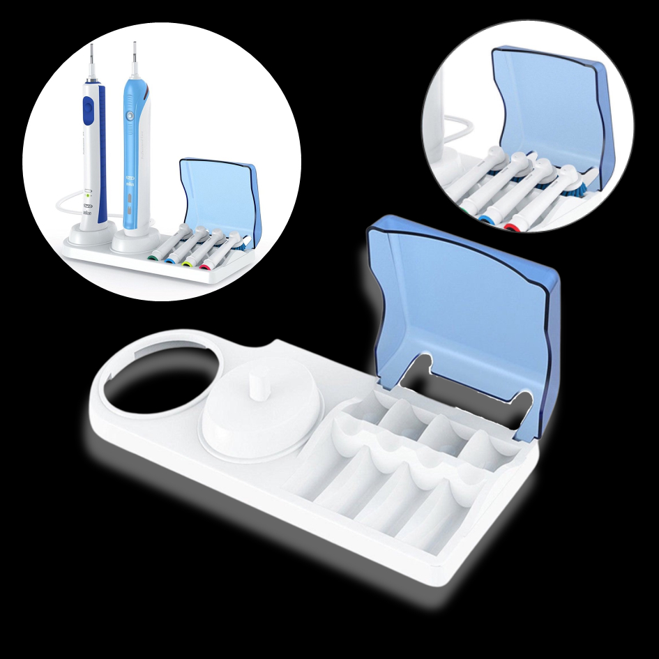 Oral-b 電動刷專用支架(可容納 2 個刷子 + 4 個替換頭) | 蝦皮購物