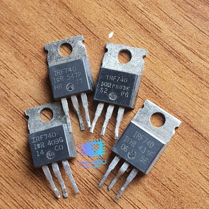 50 Pezzi Vishay IRF740 / IRF740PBF MOSFET N-Channel 10A 400V – TO-220 – Nuovi