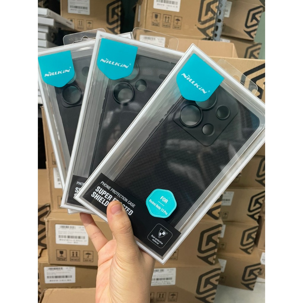 Nillkin Funda para Xiaomi Redmi Note 15 Pro Plus 5G - Protector de cámara con Slide Camera, Resistente a Golpes y Arañazos, Compatible con Xiaomi Poco M8 Pro 5G 6.83 Transparente Negro