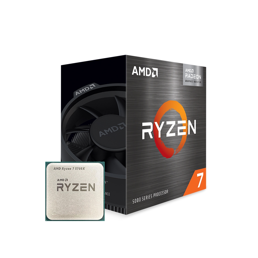 Cpu 處理器AMD Ryzen 7 5700X 8 核16 卡36MB 脈衝高達4.6GHz [新