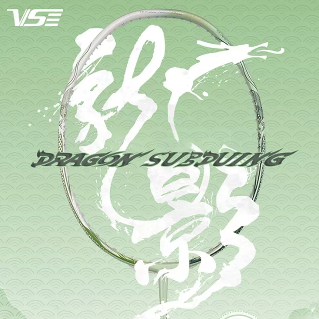VS Dragon Subduing Blue Full Box 羽毛球拍,正品耐用,輕質碳素 4U,綜合防禦 | 蝦皮購物