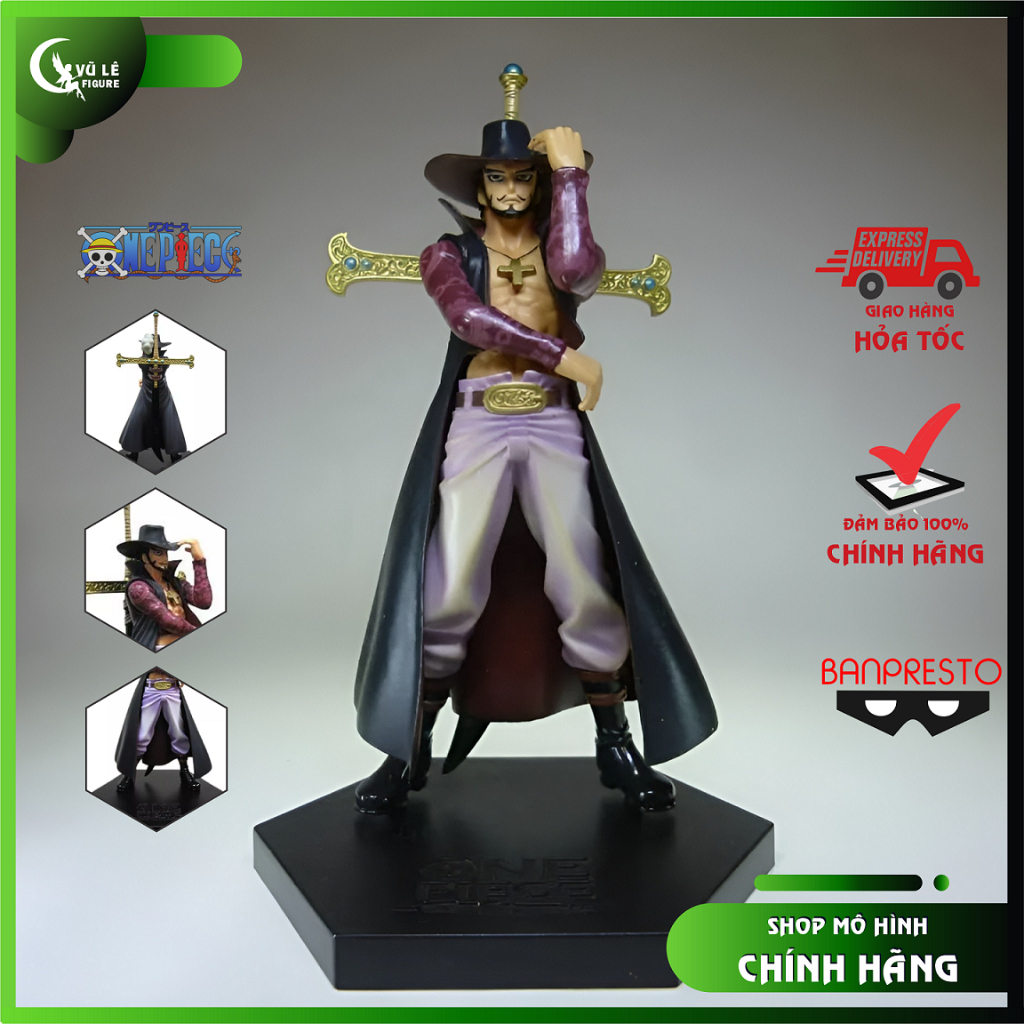 Figuras ONE PIECE THE SHUKKO DRACULE MIHAWK 16cm De Banpresto - View #9