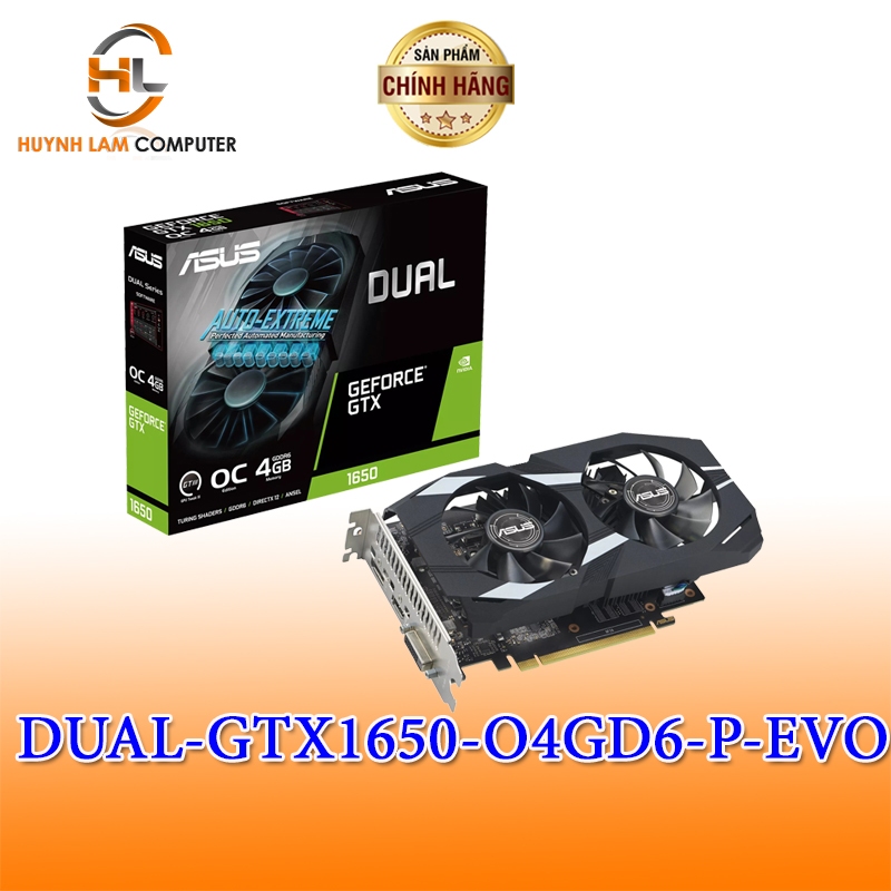 華碩 GeForce GTX 1650 OC 4GB 1650 O4GD6 P EVO 4GB 存儲卡 - 正品 VGA | 蝦皮購物