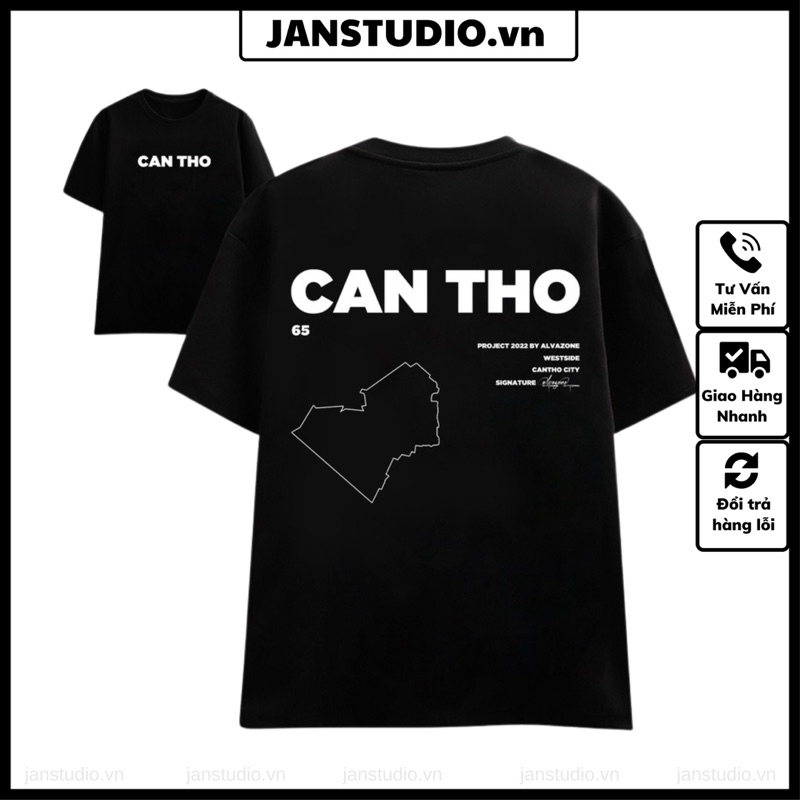 Can Tho LocalBrand T 恤,63 Tinh Thanh 襯衫穿著年輕動感風格,GenZ 男女穿起來非常 | 蝦皮購物