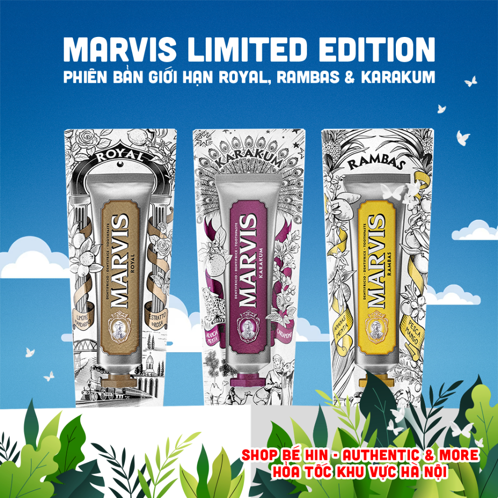 Marvis Limited 牙膏 75ml 限量版 Karakum, Royal, Rambas - 標準意大利產品 | 蝦皮購物