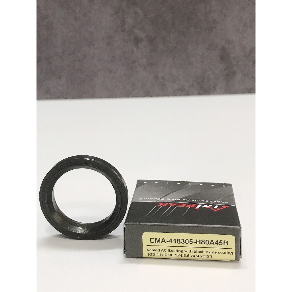 (HS-080) 41.8x30.5x8mm, 45°/45°,古董碗軸承。 黑色氧化塗層密封交流軸承 | 蝦皮購物