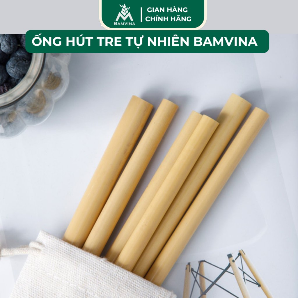 10 支 BAMVINA 竹吸管組合,可重複使用的天然竹吸管,安全環保 | 蝦皮購物