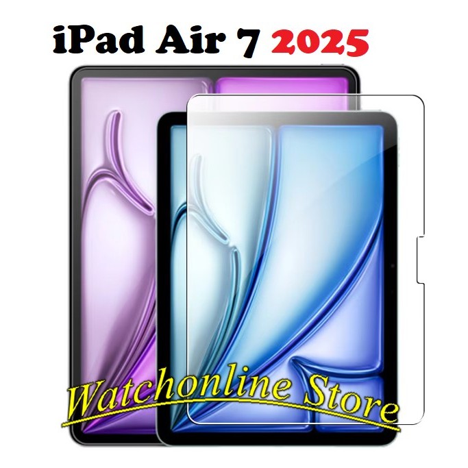 適用於 iPad Air 7 M3 (2025) 型號 A3266 A3267 A3270 防刮擦的鋼化屏幕保護膜 | 蝦皮購物