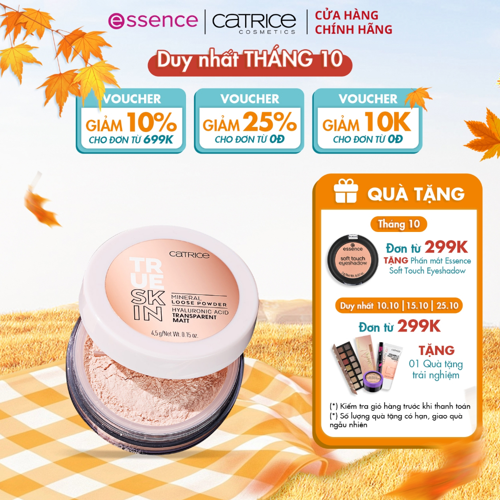 Catrice True Skin Mineral Loose Powder 控油吸收柔滑粉顆粒 4.5g | 蝦皮購物
