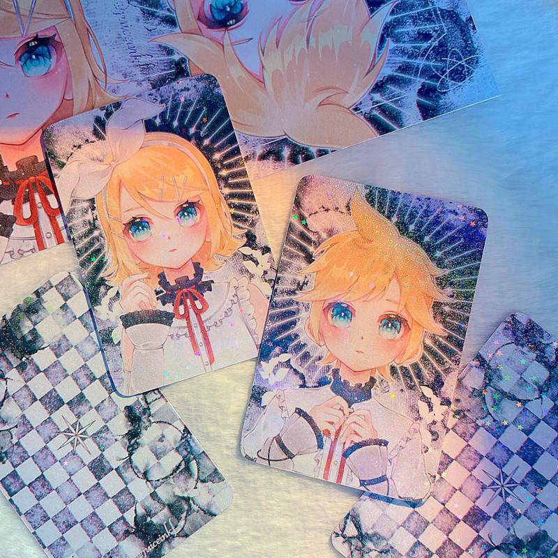 角卡 - Kagamine Rin & Len Niigo(項目 Sekai) | 蝦皮購物